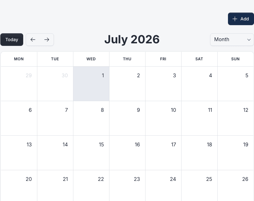 MonitoringDog on-call schedule calendar
