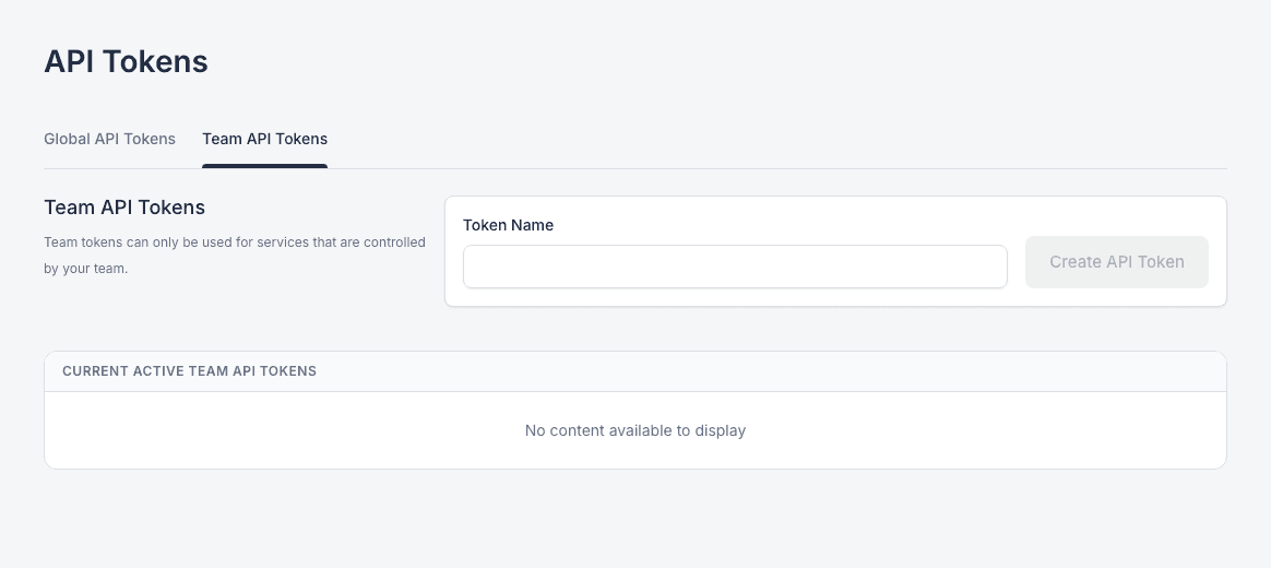 MonitoringDog API token management