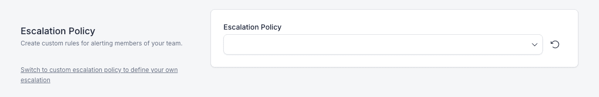 MonitoringDog Create Check escalation policy settings