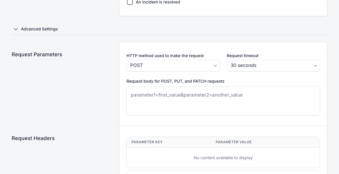MonitoringDog webhook delivery settings